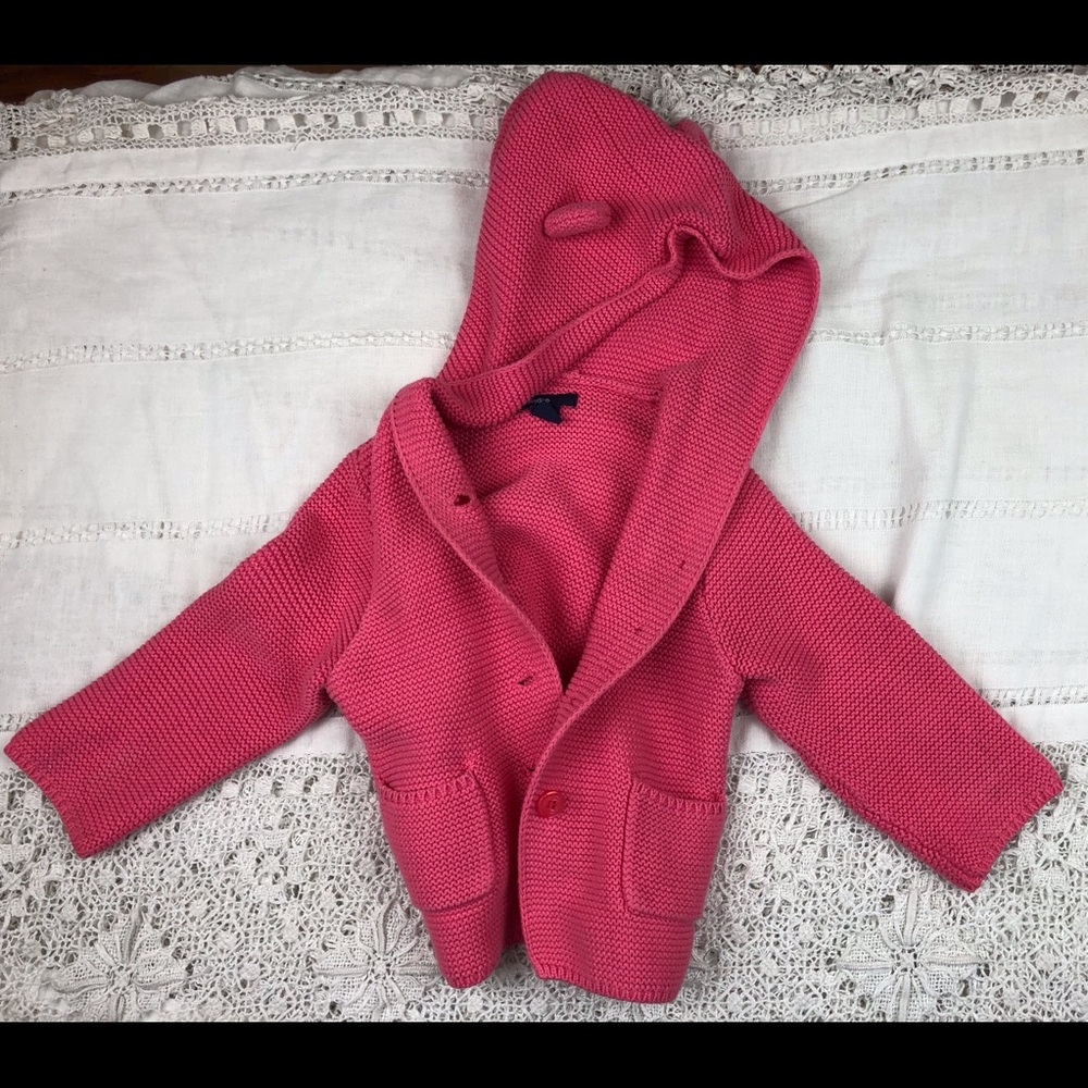Pink Hooded Sweater